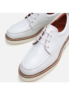 Hotiç 01AYH288830A900 GENUINE Leather White Women's Oxford  - Image 3