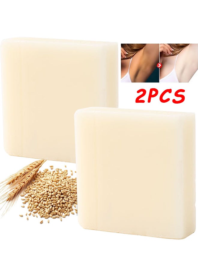 Goreem Rice Collagen Handmade Soap, Thailand Rice Soap Rice Water Face Wash And Bathe Soap, Deep Cleaning Handmade Soap Wedding Gift, Deep Cleaning Rice Handmade Soap Bar, Gentle Long-Lasting Moisturizing Rice Milk Soap For Face & Body Skin Care - Image 1