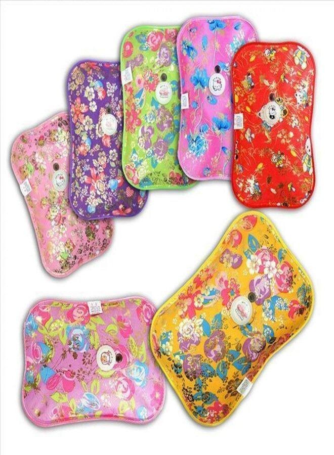 كيس ماء ساخن كهربائي – وسادة تسخين قابلة لإعادة الاستخدام لتخفيف الألم والدفء (اللون والتصميم قد يختلفان، مختلط)