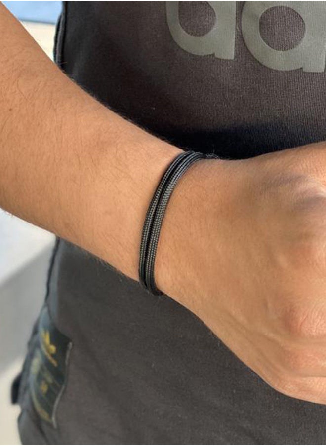 NIBEMINENT - Mini Knot Bracelet - Grey - Image 1