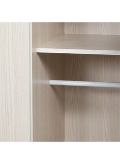 DANUBE HOME Ariana 3 Door Wardrobe Sturdy Closet Clothes Storage Cupboard For Kids Modern Design Space Saving Swing Door Cabinet For Bedroom L120Xw55Xh200Cm - Light Oak  - Image 5