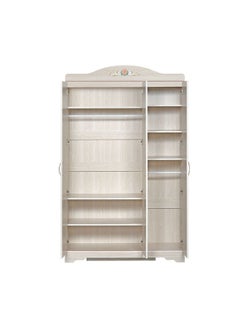 DANUBE HOME Ariana 3 Door Wardrobe Sturdy Closet Clothes Storage Cupboard For Kids Modern Design Space Saving Swing Door Cabinet For Bedroom L120Xw55Xh200Cm - Light Oak  - Image 2