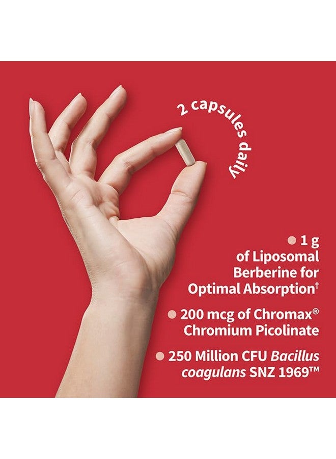 Garden of Life Liposomal Berberine and Chromium Picolinate for Already Healthy Blood Sugar, Glucose Metabolism and Cholesterol-Probiotics for Easy Digestion-Non GMO, Gluten Free, Kosher, 30 Servings - Image 3
