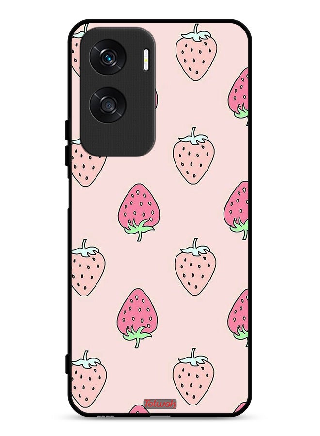 Tolwak Honor X50i 5G Protective Case Cover Strawberry Icon - Image 1