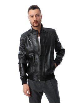 Generic Top leather (C22) Men's REAL Lambskin Leather Biker Jacket VINTAGE GENUINE MOTORCYCLE JACKETS FOR MEN  - Image 1
