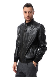 Generic Top leather (C22) Men's REAL Lambskin Leather Biker Jacket VINTAGE GENUINE MOTORCYCLE JACKETS FOR MEN  - Image 2
