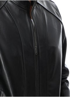 Generic Top leather (C22) Men's REAL Lambskin Leather Biker Jacket VINTAGE GENUINE MOTORCYCLE JACKETS FOR MEN  - Image 4