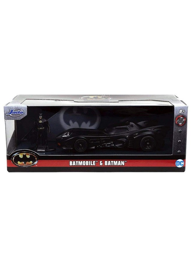 Jada Toys DC Comics 1:32 1989 Batmobile Die-cast Car with Batman Figure, Toys for Kids and Adults (JadaToys31704) , Black - Image 2