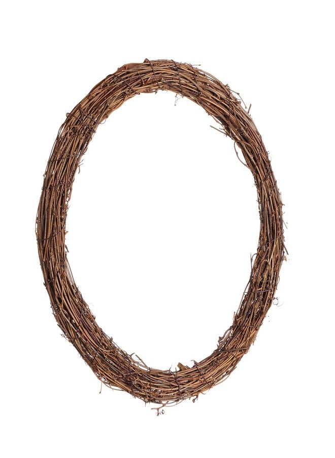 ماريوينديكس مجموعة إكليل من أغصان العنب، إكليل من أغصان العنب الطبيعي من ماري وينديكس، قطعة واحدة، إكليل من الروطان يمكنك صنعه بنفسك لعيد الميلاد، زينة يدوية لعيد الميلاد وحفلات الزفاف (14 بوصة). - Image 1