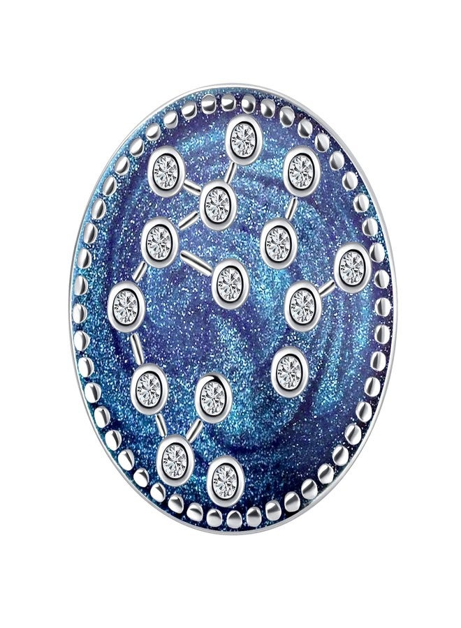 QeenseKc Sagittarius Zodiac Sign Charm Constellation Bule Enamel Star Charm for Pandora Bracelet Birthday Gift Aut-6_Bead_Sagittarius - Image 2