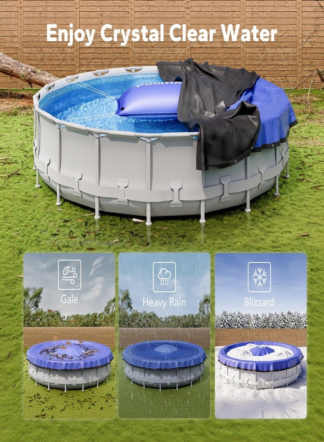 POOLHACKER Pool Pillows for Above Ground Pools, Winterizing Ice Equalizer 0.4mm Ultra Thick Pool Cover Air Pillow for Winter, Pool Closing Kit for Above-Ground Swimming Pool, 50ft Rope Included 4*8 ft - Image 4