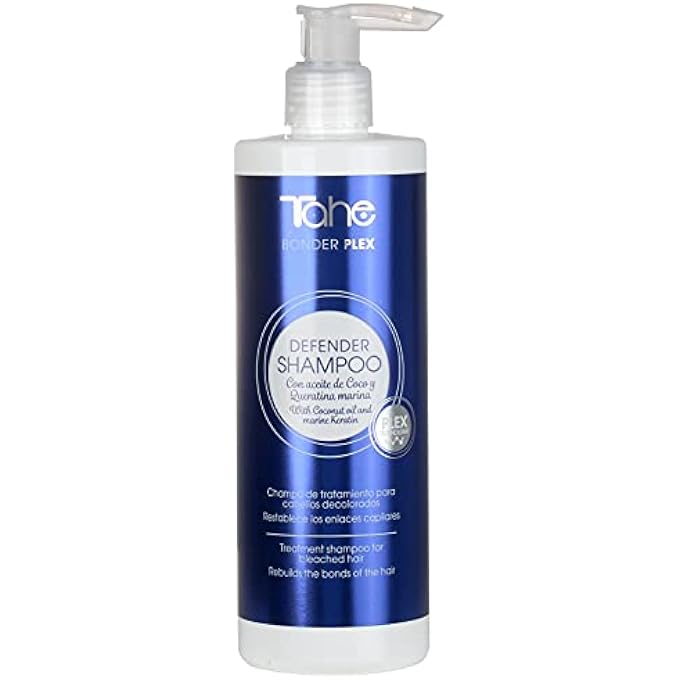 Tahe BONDER PLEX DEFENSE SHAMPOO FOR BLEACHED HAIR, 400 ML - Image 1
