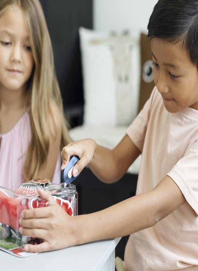 Slice Mini Box Cutter | Manual Retracting | Safe Ceramic Box Cutter Lasting 11x Longer than Metal | Box Opener | 1 Pack | Sky - Image 3