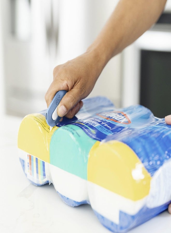 Slice Mini Box Cutter | Manual Retracting | Safe Ceramic Box Cutter Lasting 11x Longer than Metal | Box Opener | 1 Pack | Sky - Image 2