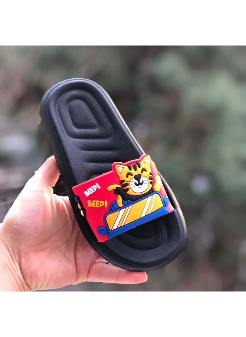 MyChild - Cute Animal Figured Children's Slippers, Non-Slip Sole Children's Slippers, Garden Sea Pool Slippers - Image 1