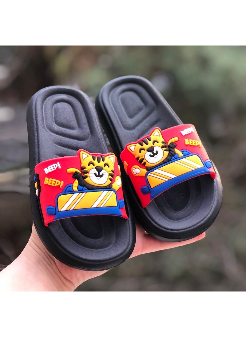 MyChild - Cute Animal Figured Children's Slippers, Non-Slip Sole Children's Slippers, Garden Sea Pool Slippers - Image 1