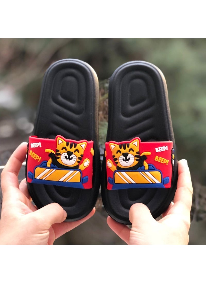 MyChild - Cute Animal Figured Children's Slippers, Non-Slip Sole Children's Slippers, Garden Sea Pool Slippers - Image 1