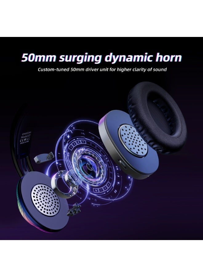 ONIKUMA X29 RGB Dynamic Professional Gmaing Headphone Stereo Surround Sound Omnidirectional HD Mic for PC PS4 Xbox Phone - Image 5
