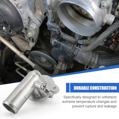 C-Tzu Upgrade Aluminum Thermostat & Housing Assembly for Jeep Grand Cherokee 2011-2015 Wrangler 2012-2017 Wrangler JK 2018, Dodge Durango 2011-2015 - Replaces 05184651AF 902-852 5184651AG 5184651AF - Image 4