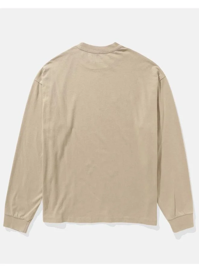 امريكان ايجل AE Long-Sleeve Logo Graphic T-Shirt