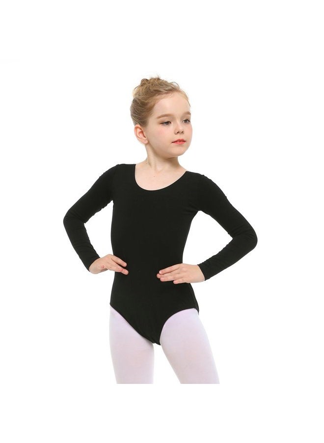 Stelle Girls Long Sleeve Ballet Leotards with Separated Skirt - Image 2