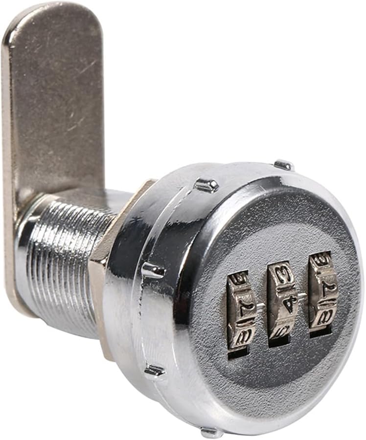 Adjustable Combination Lock for 12 16mm Wooden Wardrobe Cabinets Toolboxes Drawers - Image 1