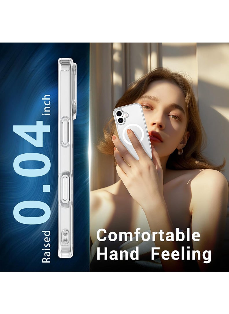 Theodor - iPhone 16 Case Mag Safe - N52 Magnet, Ultra-Thin, Drop Protection, Screen & Lens Protection, Crystal Clear Only iPhone 16 Cover And Camera Protector - Image 1
