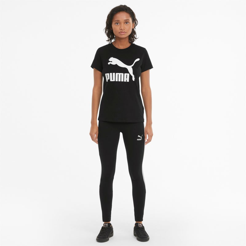 PUMA Iconic T7 Womens Black Mid-Rise Leggings - Image 3