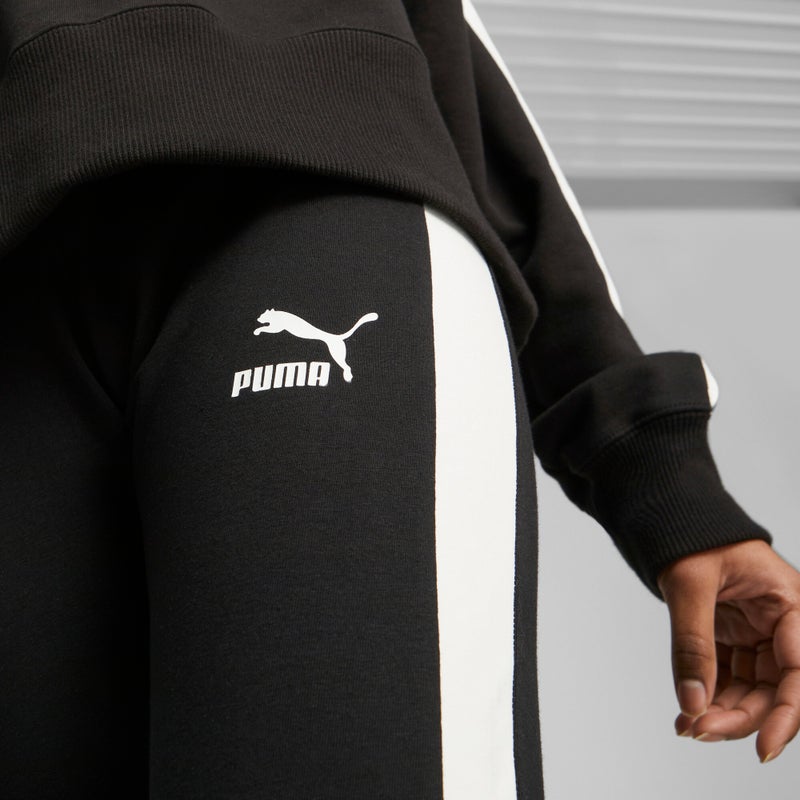 PUMA Iconic T7 Womens Black Mid-Rise Leggings - Image 5