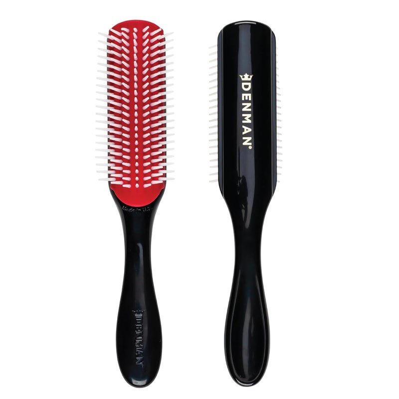 DENMAN D3 Original Curl Definer & Styler, Curly Hair Brush for Women & Men – 7 Row Detangling & Curl Defining Brush for Smooth Defined Curls - a precision Styling Brush for straight hair - Image 1
