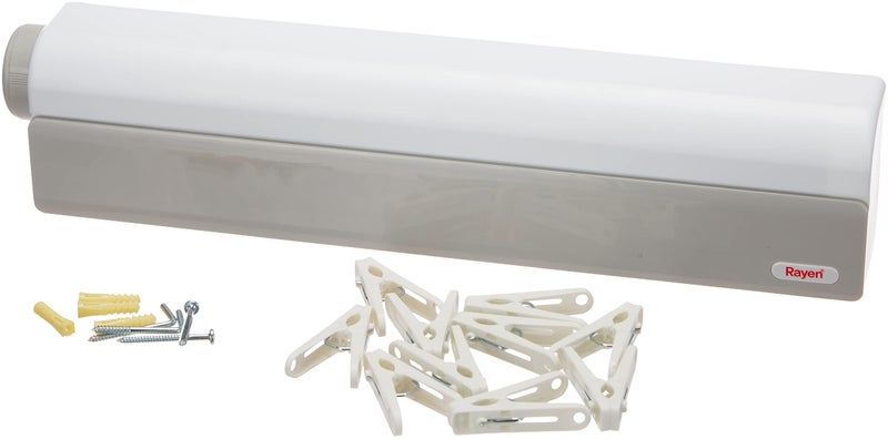 Rayen 0030 6-Line Clothes Dryer Rack, White (Made in Spain) - Image 1