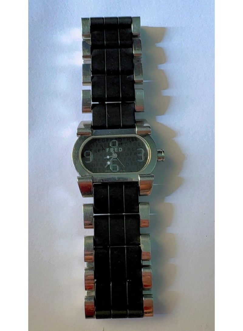Fred 🔥 Authentic FRED Paris Swiss Made Luxury Watch | Premium Stainless Steel & Black Rubber Strap | Pre-Owned - Looks Absolutely Brand New! 🔥 - Image 4