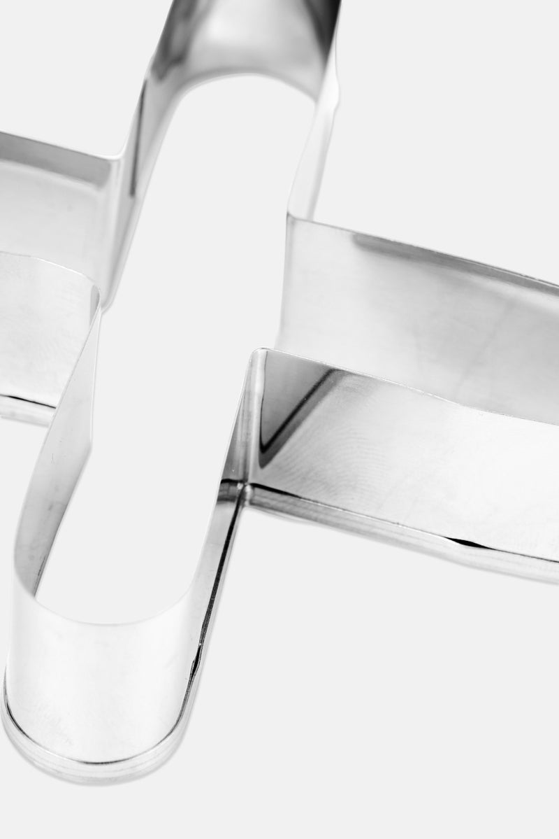 KitchenCraft Metal Cookie Cutter, Silver - Image 2