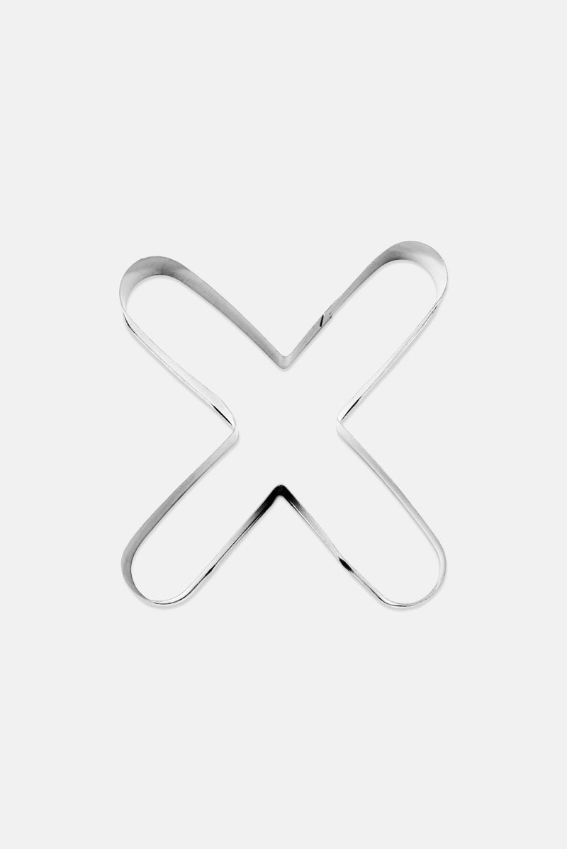 KitchenCraft Metal Cookie Cutter, Silver - Image 1