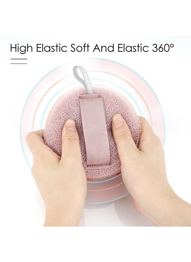 Linkidea 8 Pack Bath Pouf Loofahs Bulk Pack, Wholesale Multi-Pack Shower Sponge Pouf Body Scrubbers, Exfoliating Mesh Brush Shower Ball for Children Adult  - Image 3