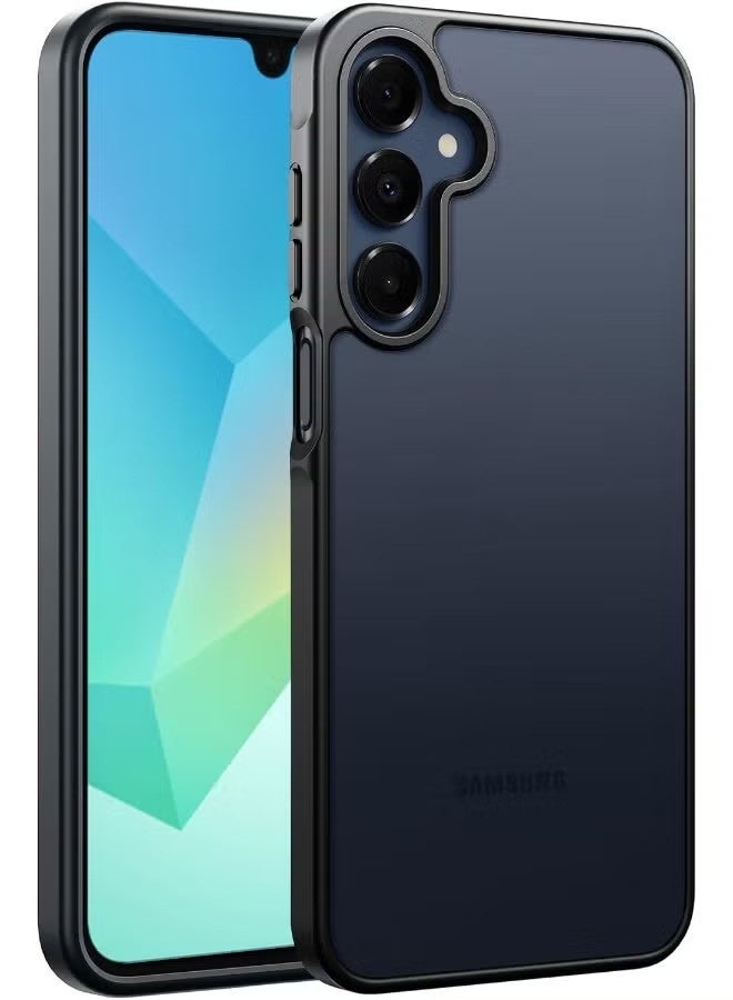 Samsung Galaxy A16 5G/4G Case, Frosted Hard Slim Case,Back Cover Slim Skin Friendly Case Cover for Samsung Galaxy A16 5G/4G, Black - Image 1