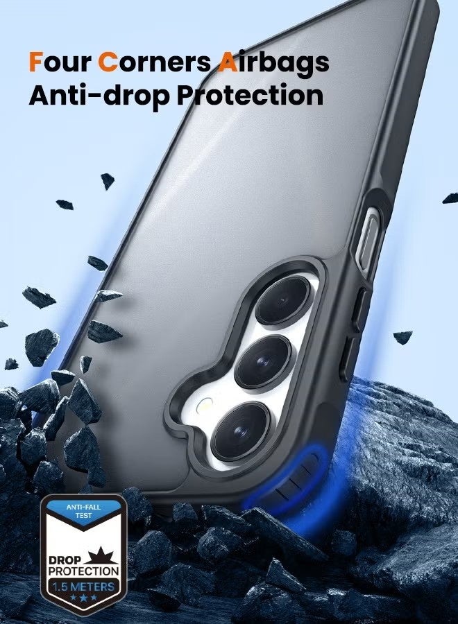 Samsung Galaxy A16 5G/4G Case, Frosted Hard Slim Case,Back Cover Slim Skin Friendly Case Cover for Samsung Galaxy A16 5G/4G, Black - Image 2