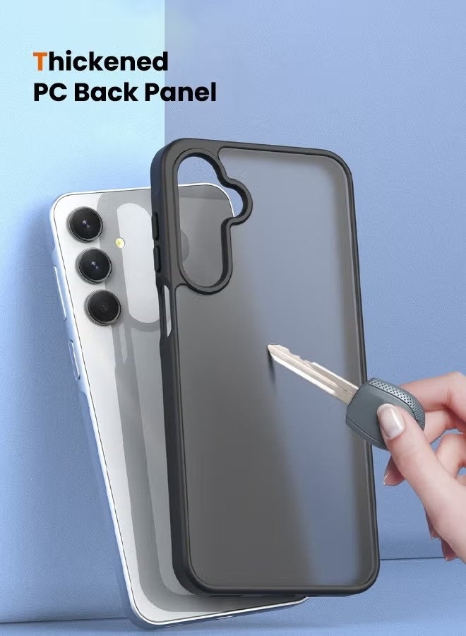 Samsung Galaxy A16 5G/4G Case, Frosted Hard Slim Case,Back Cover Slim Skin Friendly Case Cover for Samsung Galaxy A16 5G/4G, Black - Image 3