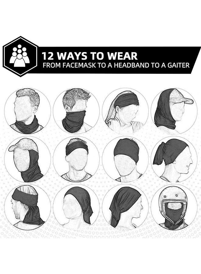 Cooling Neck Gaiter Face Cover Scarf, UV Protection Mask for Men and Women, Soft Windproof, Hiking Cycling Running - Image 3