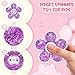 FIGROL 5 Pack Glitter Fidget Spinners Sensory Fidget Toys for Stress Relief Fidget Spinners for Kids Teens Boys Girls Party Favors Gifts for Kids - Image 4