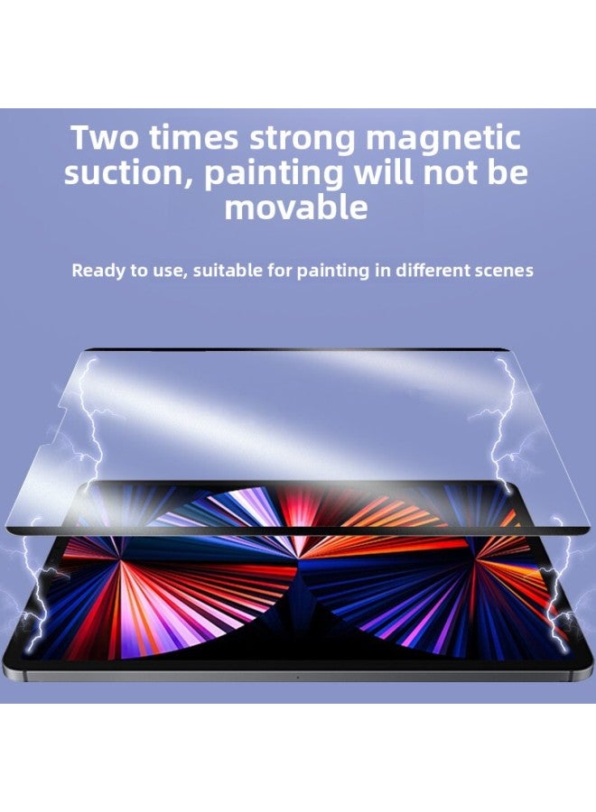 Applicable Ipad10 10.9-inch Magnetic Paper Film Removable IpadAir Washable Painting And Writing Protective Film-Color:Magnetic Anti-blue Light Paper Film 【bare Film】 Free Storage Clip-Size:iPad Pro11 Inch/Air10.9 Inch - Image 2
