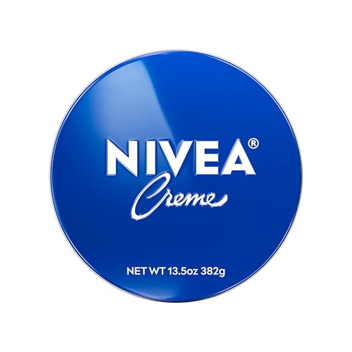 NIVEA Creme Body Face and Hand Moisturizing Cream for All Skin Types Rich Body Moisturizer with Provitamin B5 135 Oz Tin - Image 1