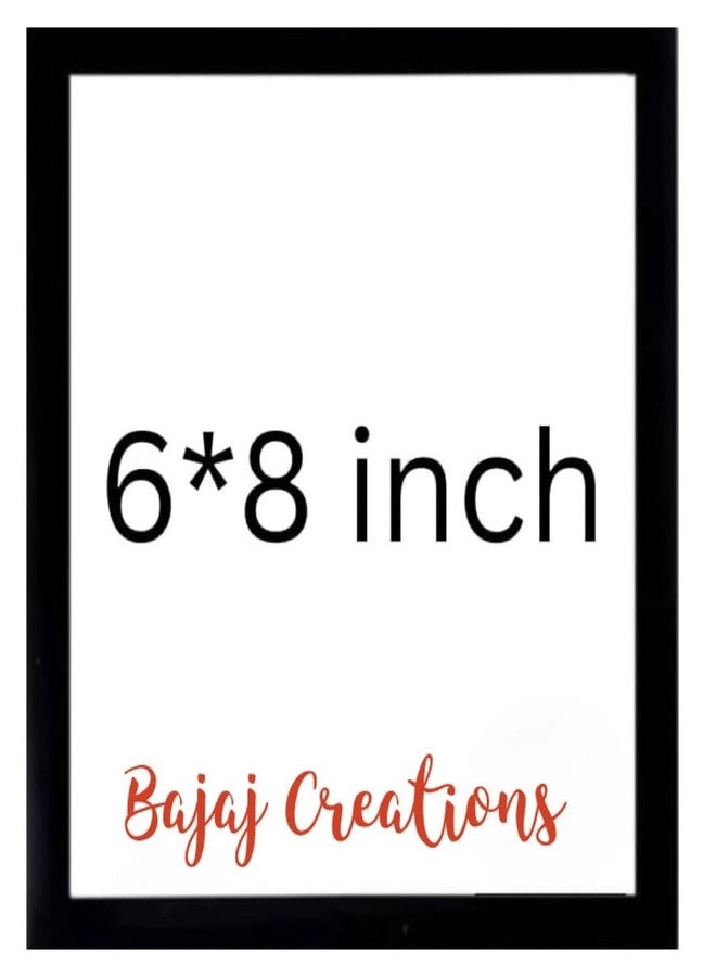 Bajaj Creations إطار صور ديني من الخشب المصنّع من باجاج كرييشنز، يحمل صورة خاتو شيام جي، مناسب للمعابد وغرف الصلاة والمنازل، مقاس ((6 * 8 بوصة (صغير) مثبت على الحائط (متعدد الألوان)). - Image 4