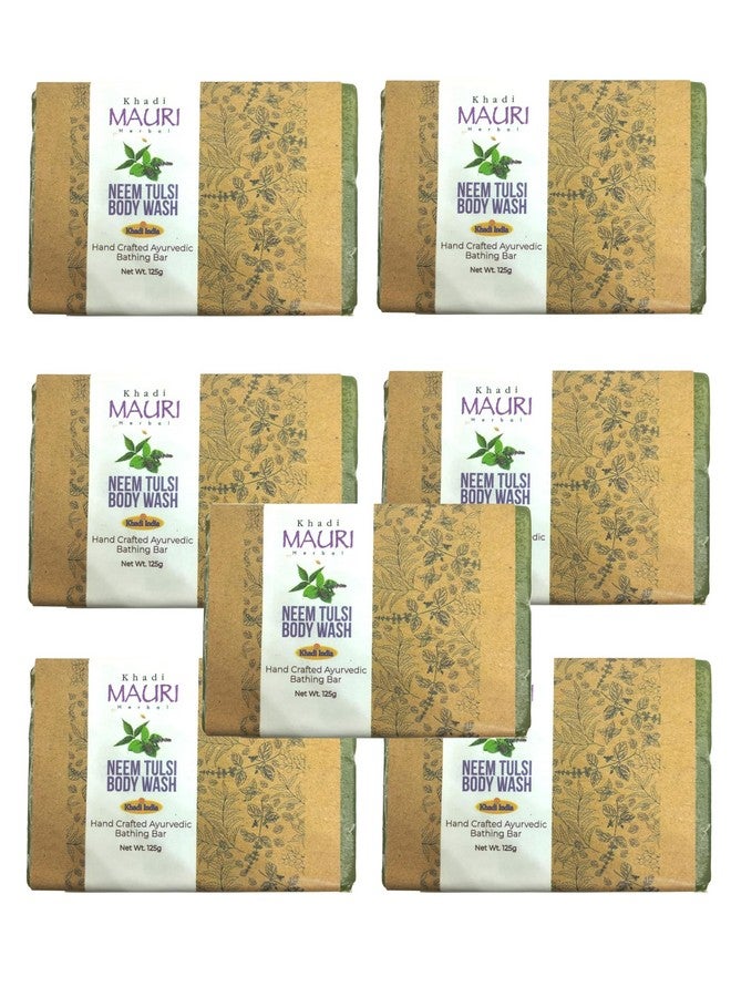 Khadi Mauri Herbal Neem Tulsi Soap 125 gm (Pack of 7)