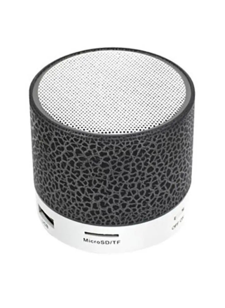 Generic Mini Portable Bluetooth Speaker with FM And Micro-SD Card Slot for All Smartphones Black  - Image 1