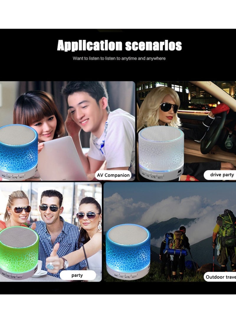 Generic Mini Portable Bluetooth Speaker with FM And Micro-SD Card Slot for All Smartphones Black  - Image 4