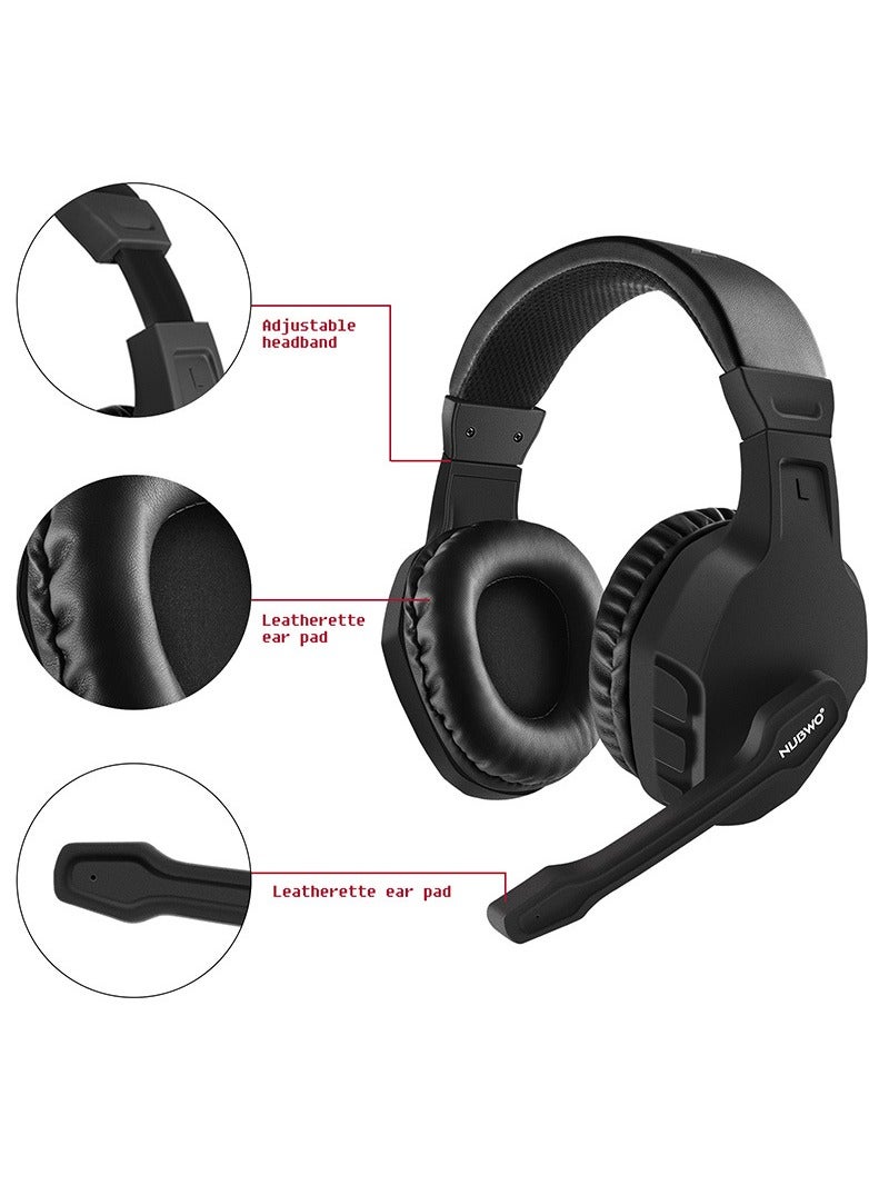 نوبو سماعة ألعاب U3 مع ميكروفون، حجم آمن محدود، سماعات رأس للأطفال لجهاز Switch، خفيفة الوزن للغاية، صوت غني، مقبس 3.5 مم لأجهزة NS، PS4، PS5، Xbox، الكمبيوتر اللوحي، iPad - Image 3