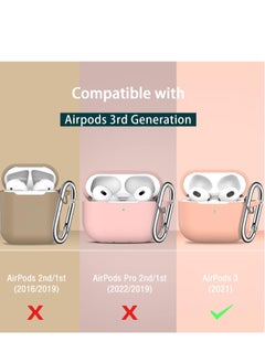 Silicone Case For AirPods 4 (2024), Anti-Shock, Anti-Drop, Anti-Dust, Visible LED Light, Protective Cover with Keychain, Compatible With AirPods 4th Generation 2024 (sand Pink) - pzsku/ZB357C19F0AA49324B7DBZ/45/_/1730198599/100d7c62-f980-40c9-b102-342cfc77713f