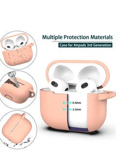 Silicone Case For AirPods 4 (2024), Anti-Shock, Anti-Drop, Anti-Dust, Visible LED Light, Protective Cover with Keychain, Compatible With AirPods 4th Generation 2024 (sand Pink) - pzsku/ZB357C19F0AA49324B7DBZ/45/_/1730198609/60d05151-5fa6-4464-a0ed-95ac0e43c945