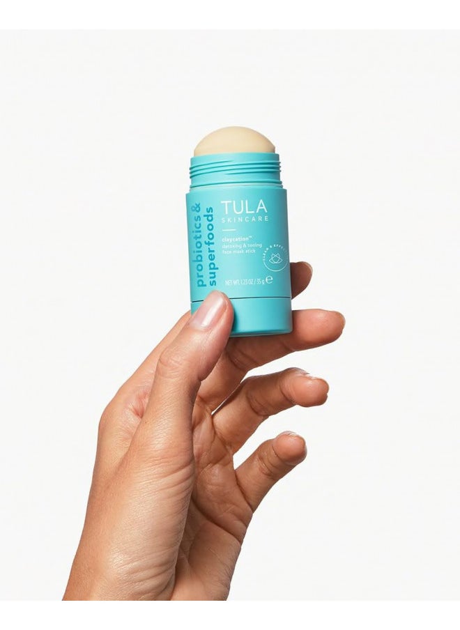 TULA - TULA Probiotic Skin Care Claydate Detoxing & Toning Face Mask Stick | Detoxing & Toning Face Mask Stick to Draw Out Dirt & Oil, Evens the Look of Skin Tone | 1.23 oz - Image 1